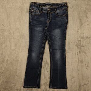 Wallflower‎ Jeans The Luscious Curvy Fit women's 9 short blue denim